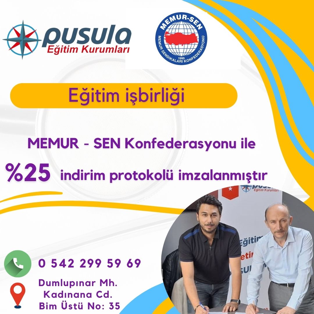 MEMUR-SEN EĞİTİM PROTOKOLÜ