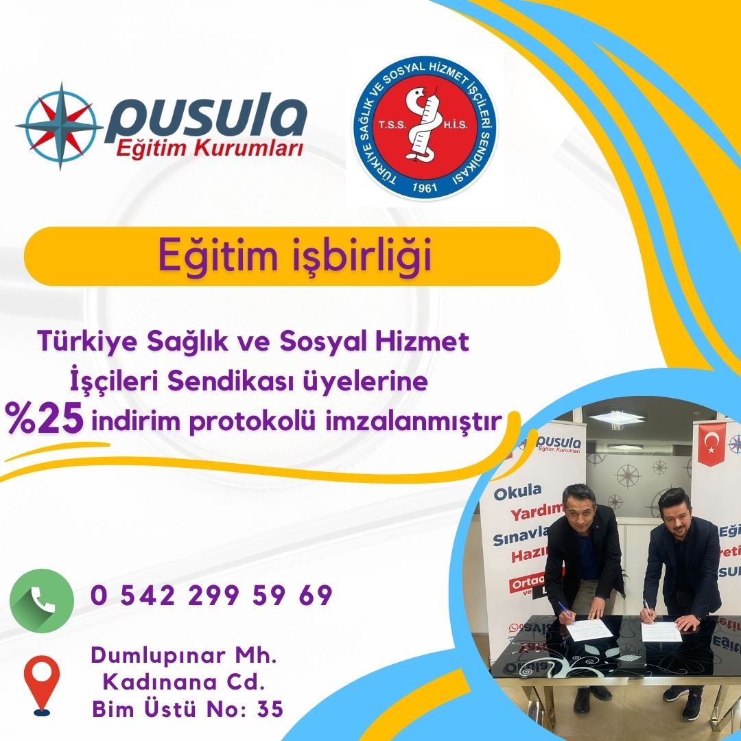 TÜRKİYE SAĞLIK VE SOSYAL HİZMET İŞÇİLERİ SENDİKASI EĞİTİM PROTOKOLÜ